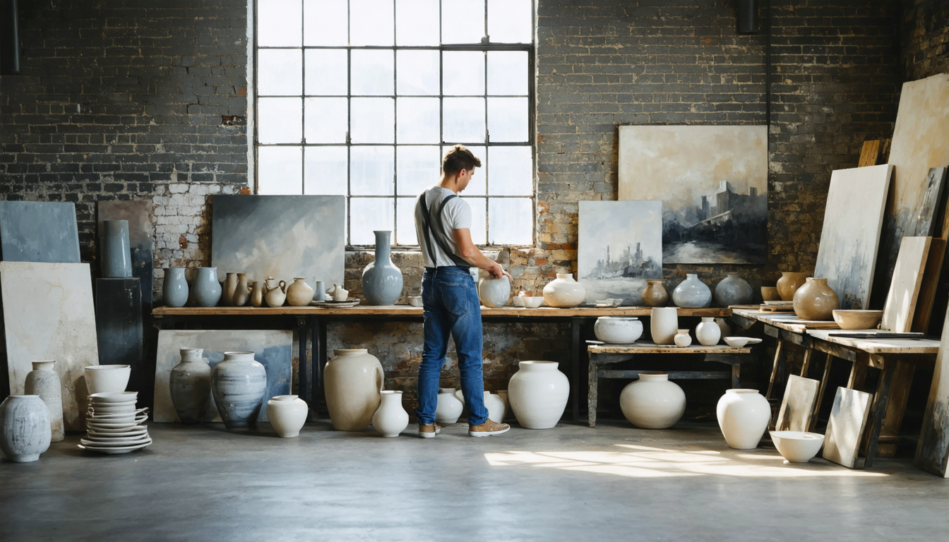 Kunst im Jernstøberiet: Ehepaar Kierstein präsentiert Werke in Asaa