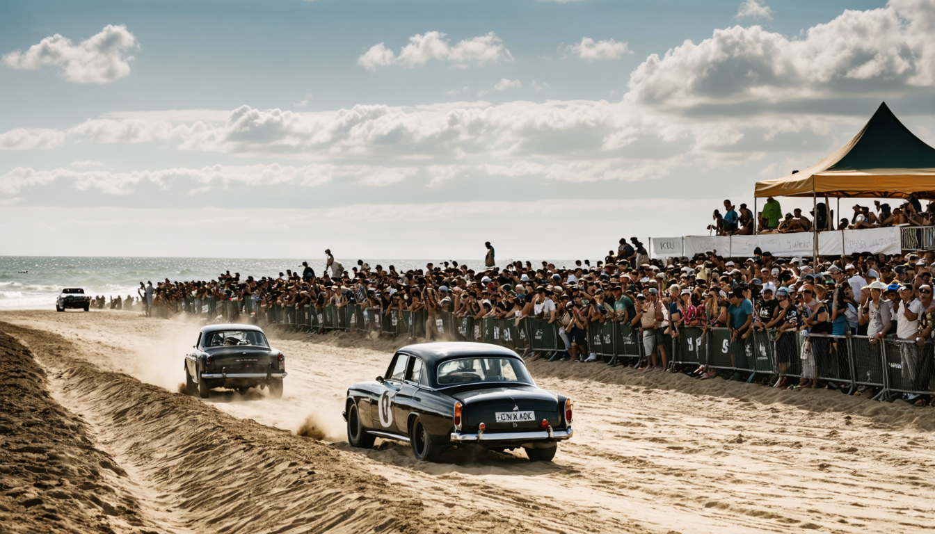 Autorennen der Extraklasse: Vintage-Festival auf Röm zieht Tausende an