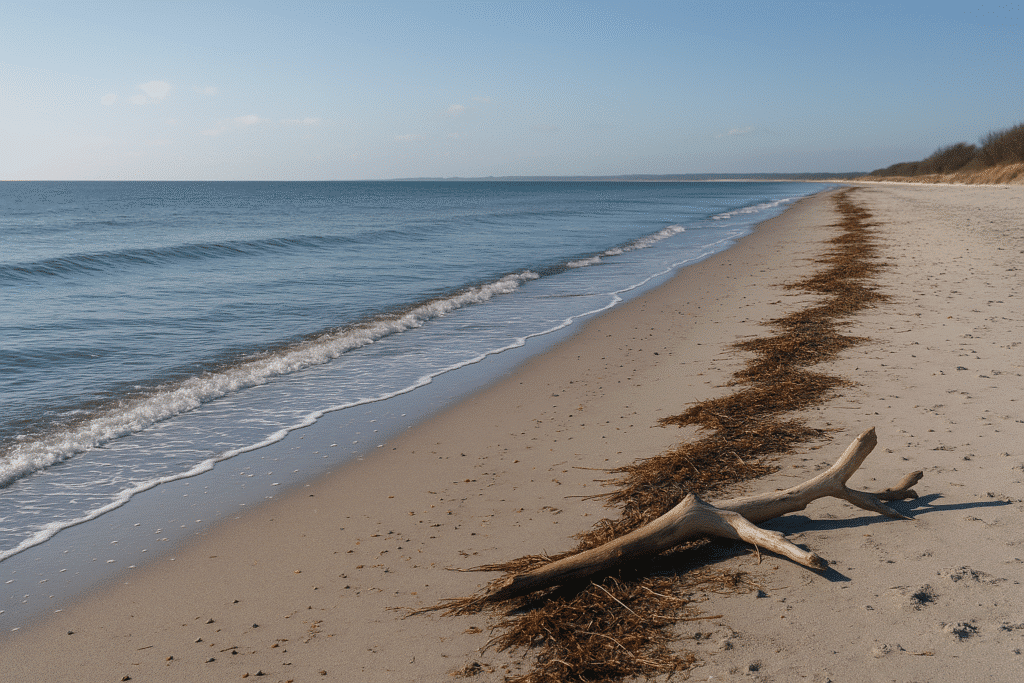 Bernsteinstrand bei Gedser Odde an der dänischen Ostseeküste