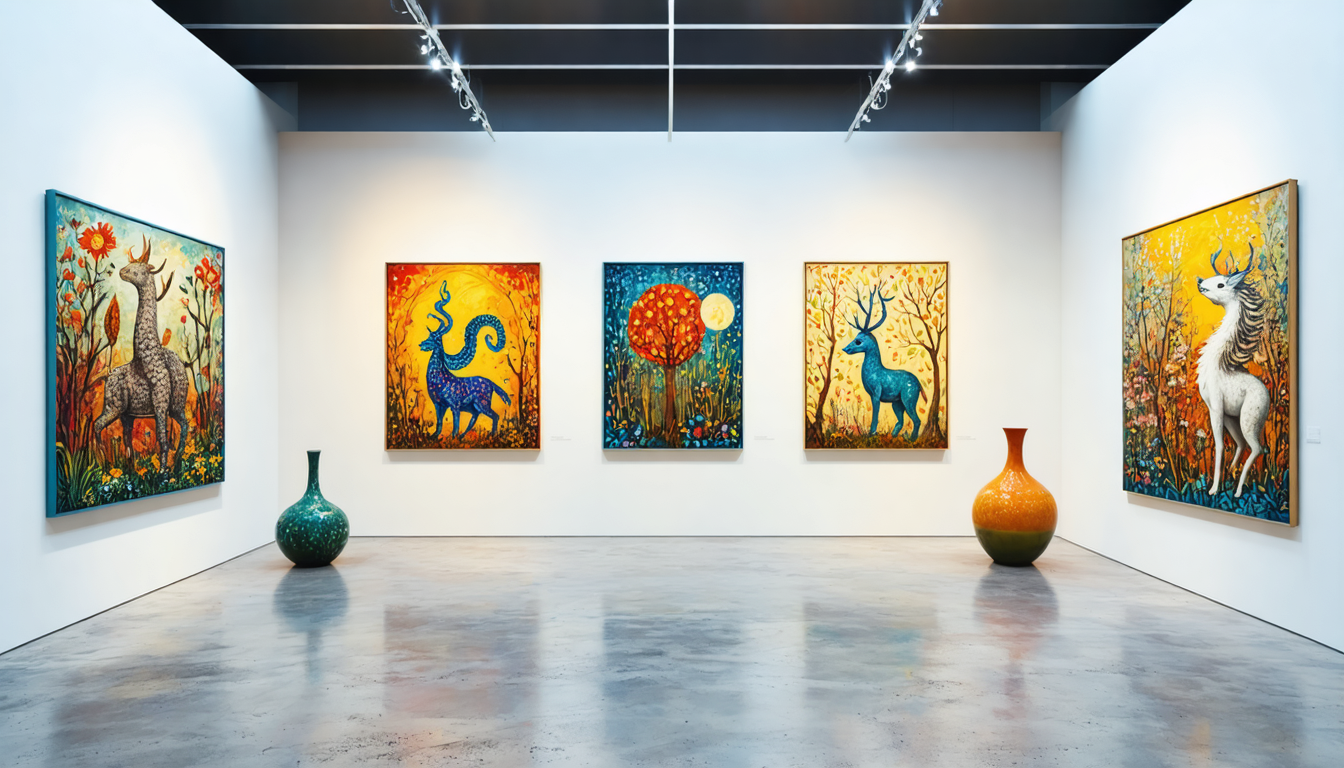 Neue Kunstausstellung: Fabelwesen und Humor am Mariagerfjord Golfcenter