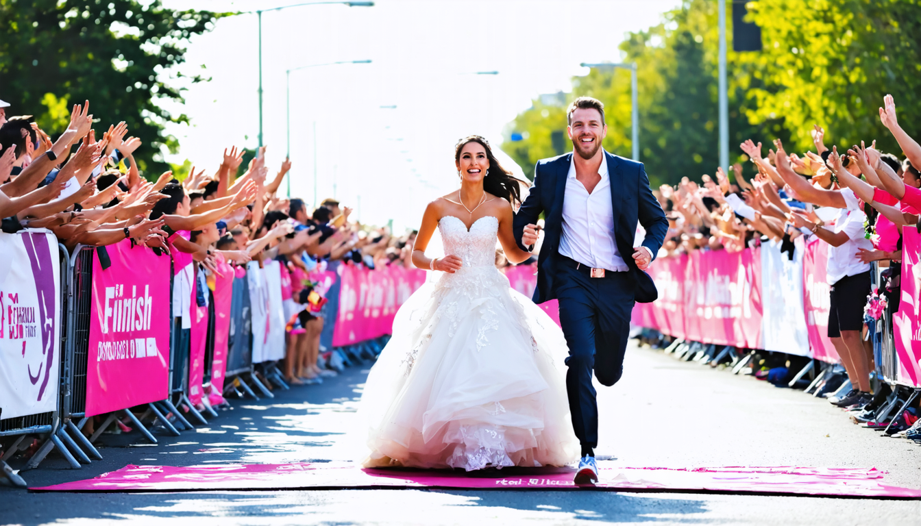 Ungewöhnliche Hochzeit am Ziel: Paar heiratet beim Ultramarathon auf Mors