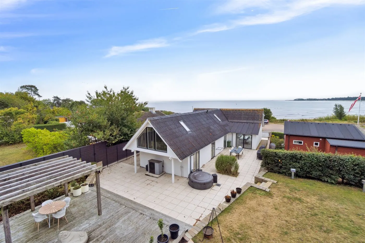 ferienhaus dänemark mit pool und meerblick