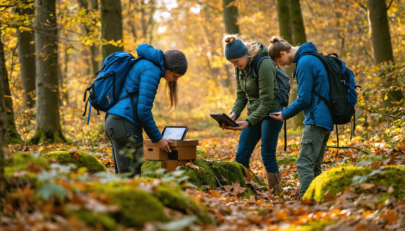 Geocaching-Events in Westjütland: Moderne Schatzsuchen für alle