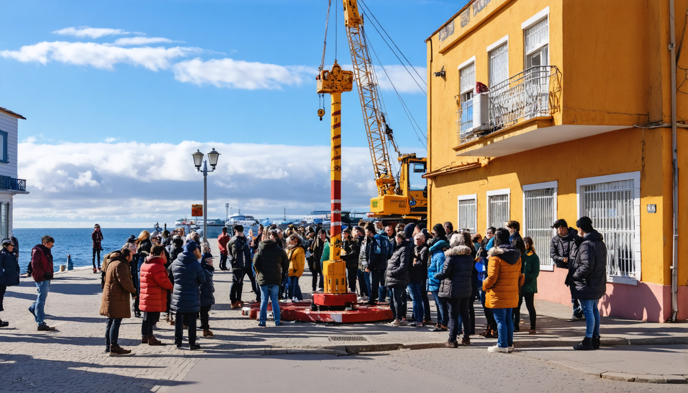 Traditionspflege in Hirtshals: Neue Kompasretterpæl feierlich eingeweiht