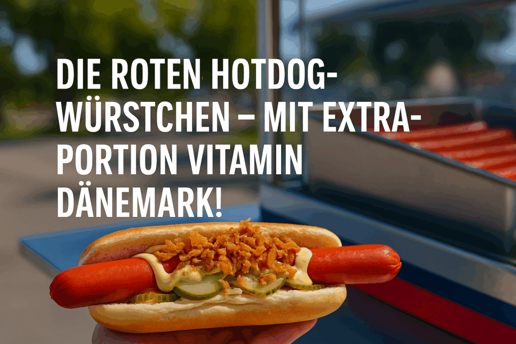 Die roten Hotdog-Würstchen – mit Extra-Portion Vitamin Dänemark!
