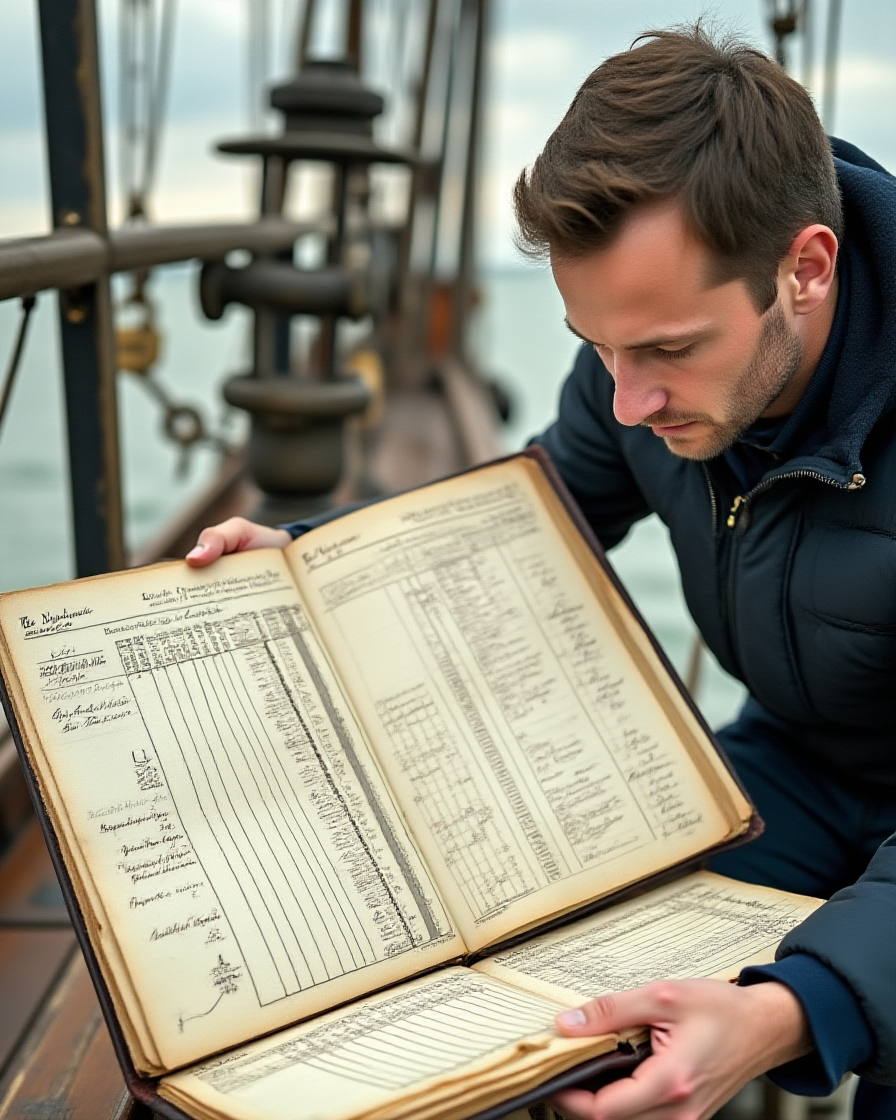 Historische Schiffsjournale: Dänische Seeleute maßen Luftdruck bereits 1822 systematisch