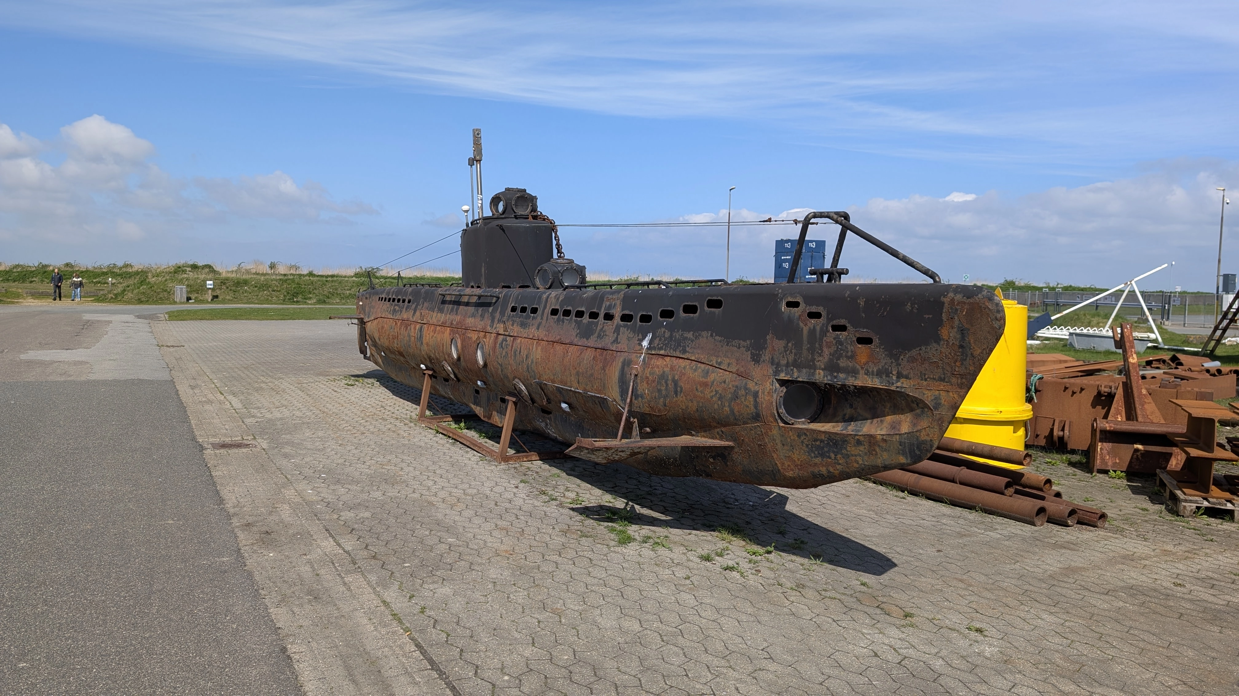 U-Boot UC2 „Kraka“ am Hafen Rømø