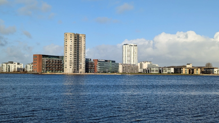 Urlaubsbild von Aalborg in Nordjütland (Nordsee), Dänemark