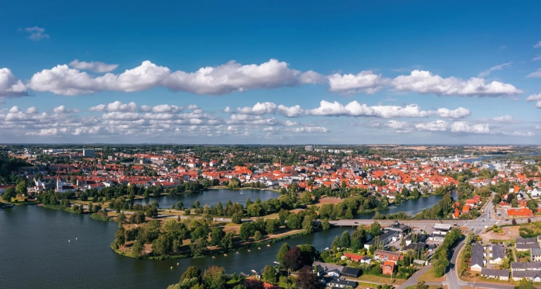Urlaubsbild von Haderslev in Süddänemark (Ostsee), Dänemark