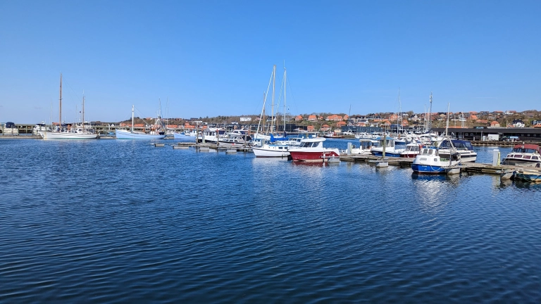 Urlaubsbild von Lemvig in Mitteljütland (Nordsee), Dänemark