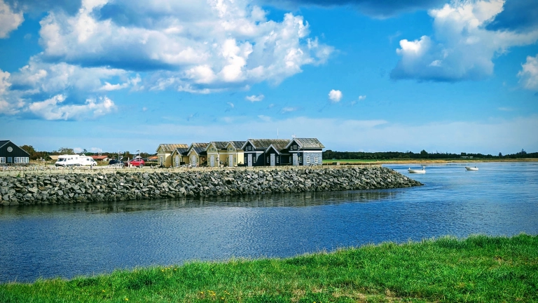 Urlaubsbild von Hals in Nordjütland (Ostsee), Dänemark