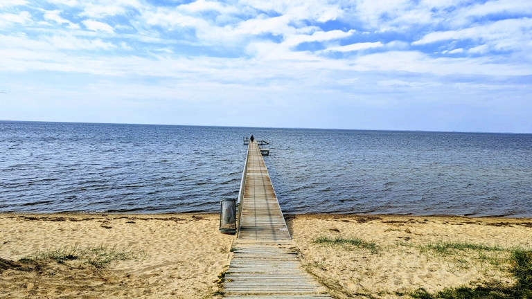 Urlaubsbild von Ringkøbing in Mitteljütland (Nordsee), Dänemark