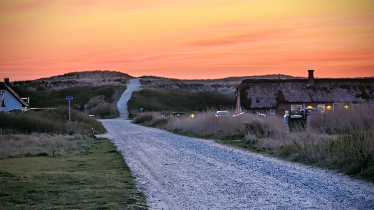 Urlaubsbild von Harboøre in Mitteljütland (Nordsee), Dänemark